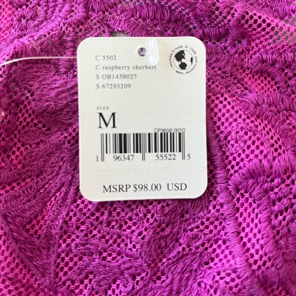 FREE PEOPLE HAVE MY HEART CROP TOP MEDIUM BNWT - Picture 7 of 8